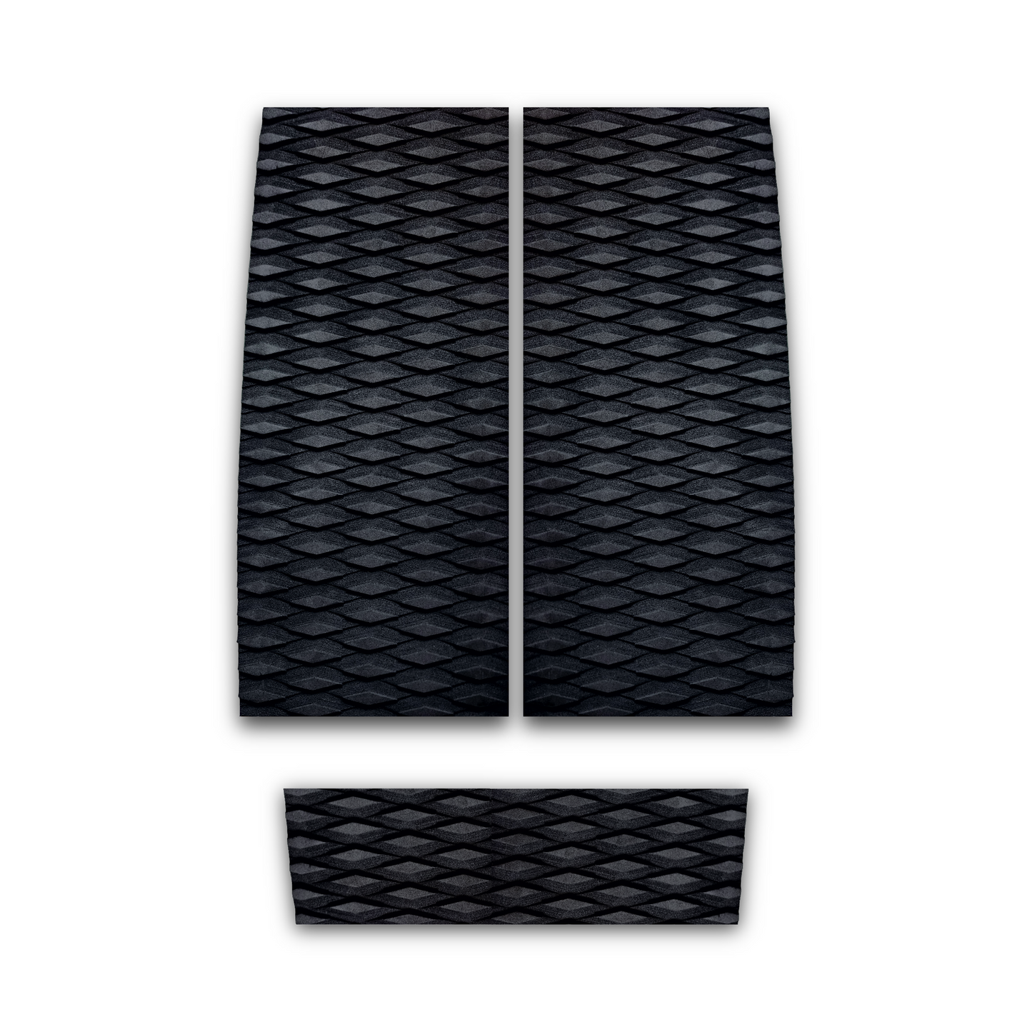 3-piece surfboard deck grip front traction pad long (krak pad pro)
