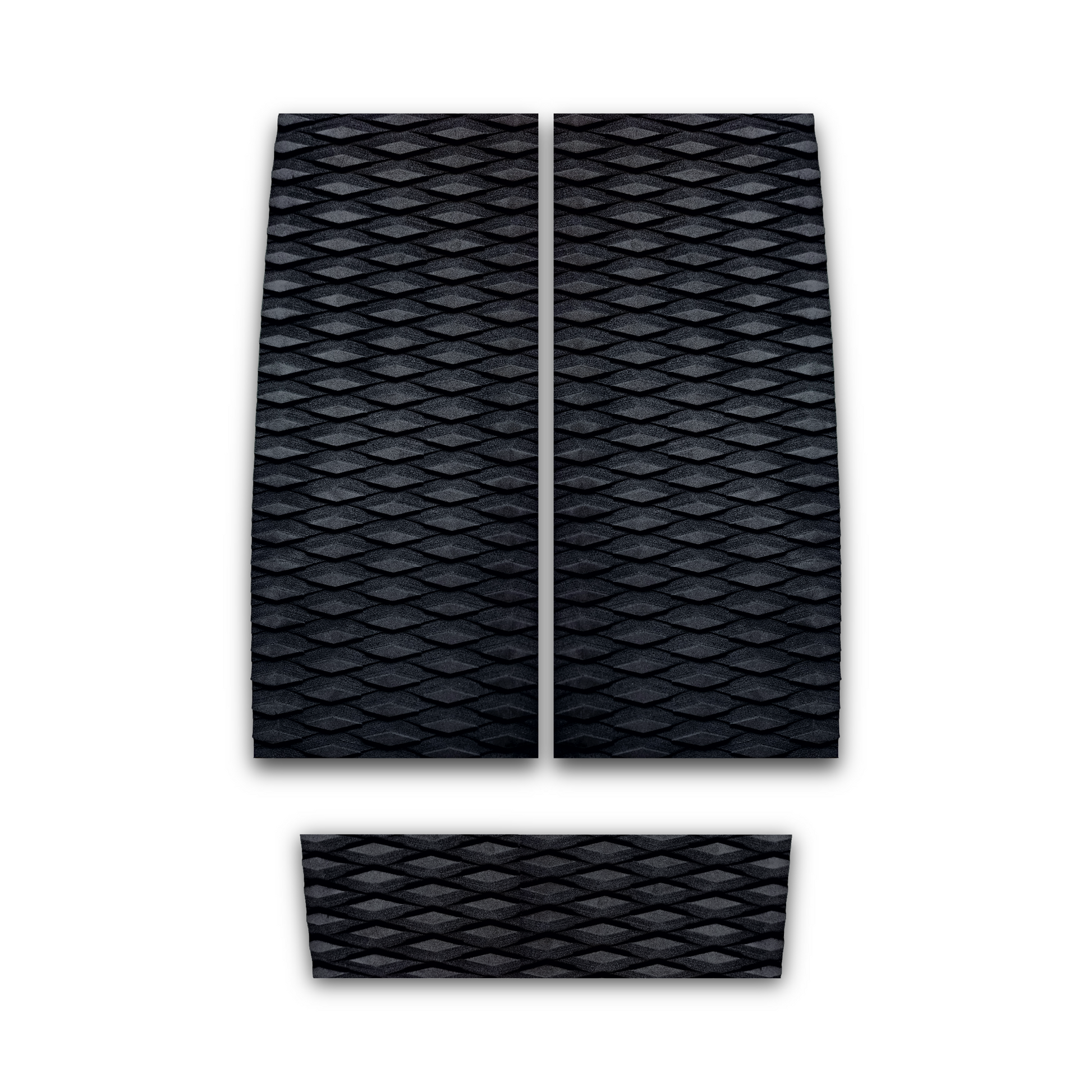 3-piece surfboard deck grip front traction pad long (krak pad pro)