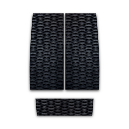 3-piece surfboard deck grip front traction pad long (krak pad pro)
