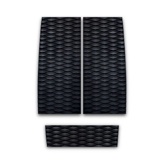 3-piece surfboard deck grip front traction pad long (krak pad pro)