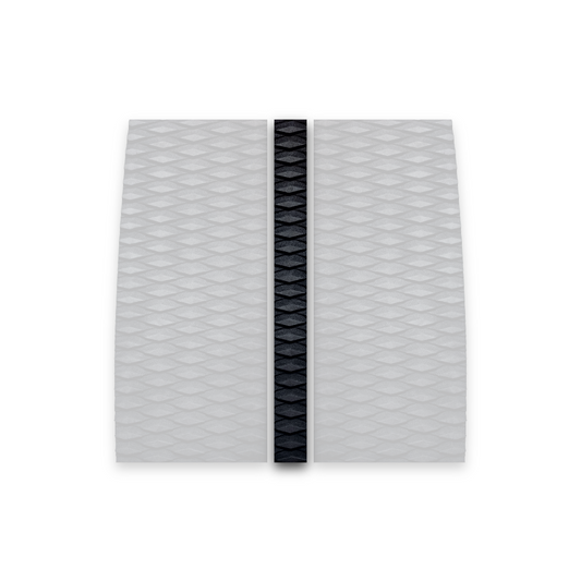 3-piece surfboard deck grip front traction pad (krak pad SPINE) (black)(front) 