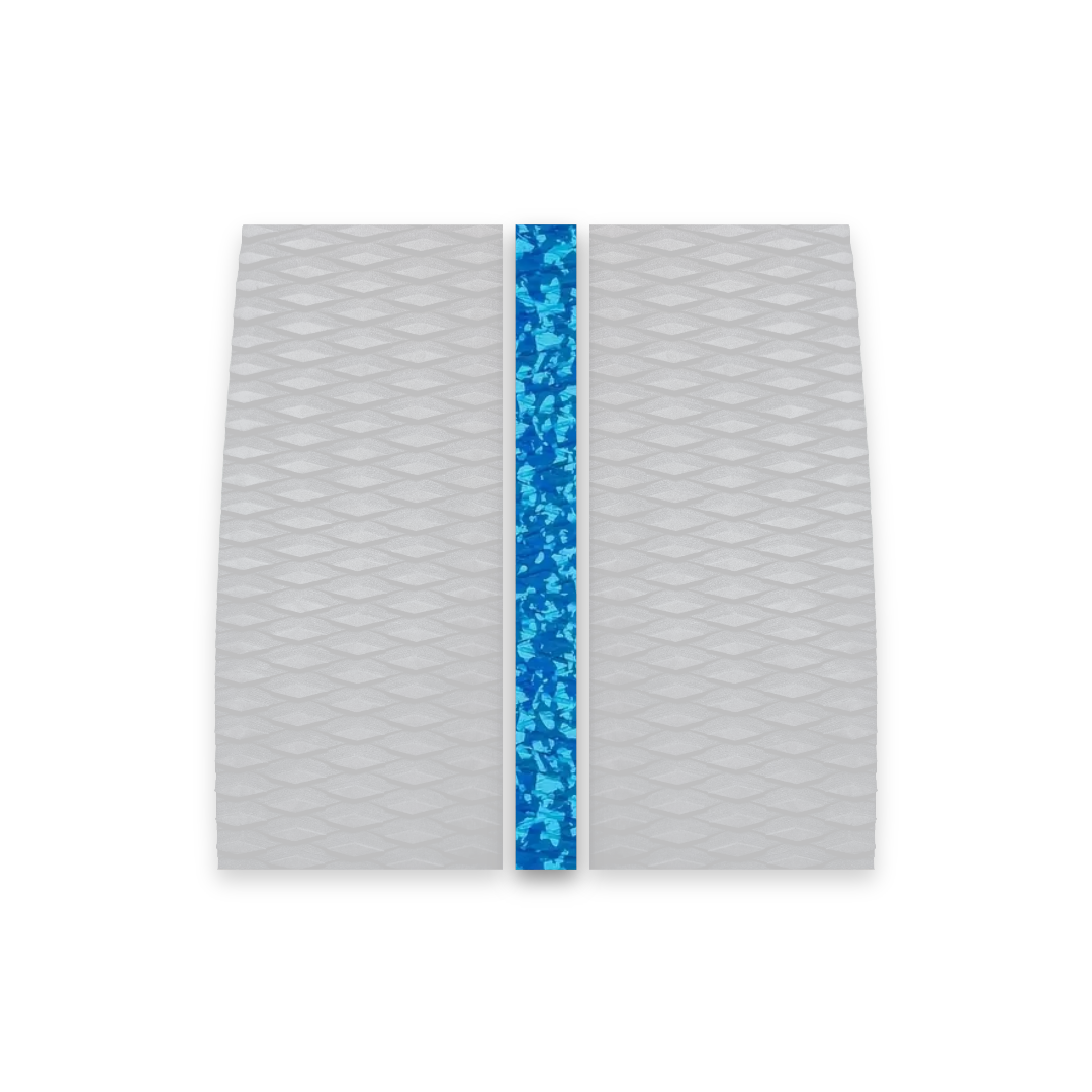 3-piece surfboard deck grip front traction pad (krak pad spine) (riptide camo)(front) 