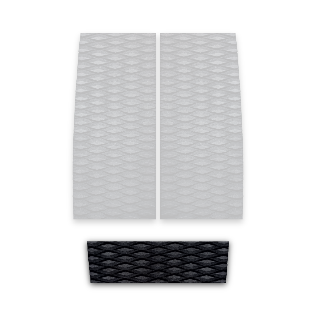 1-piece surfboard front deck grip traction pad module (krak pad step) 