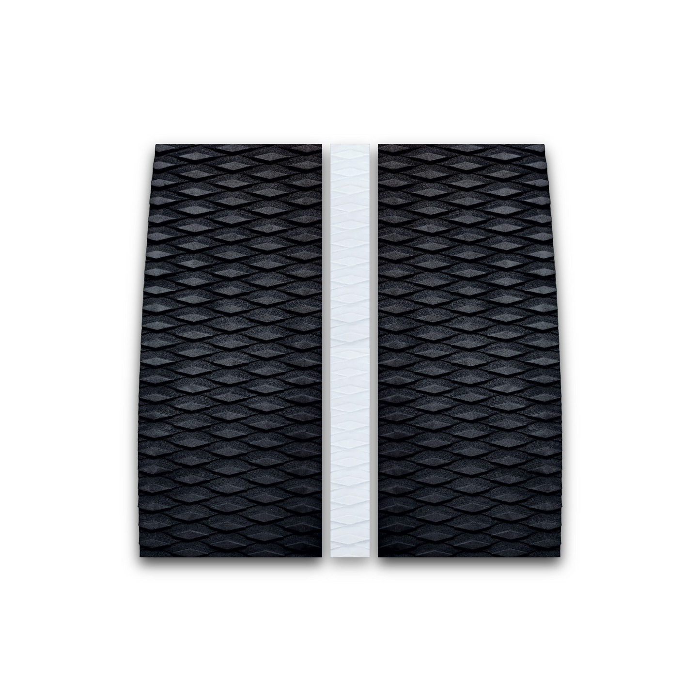 3-piece surfboard deck grip front traction pad (krak pad wide) (front) (ghost-white)