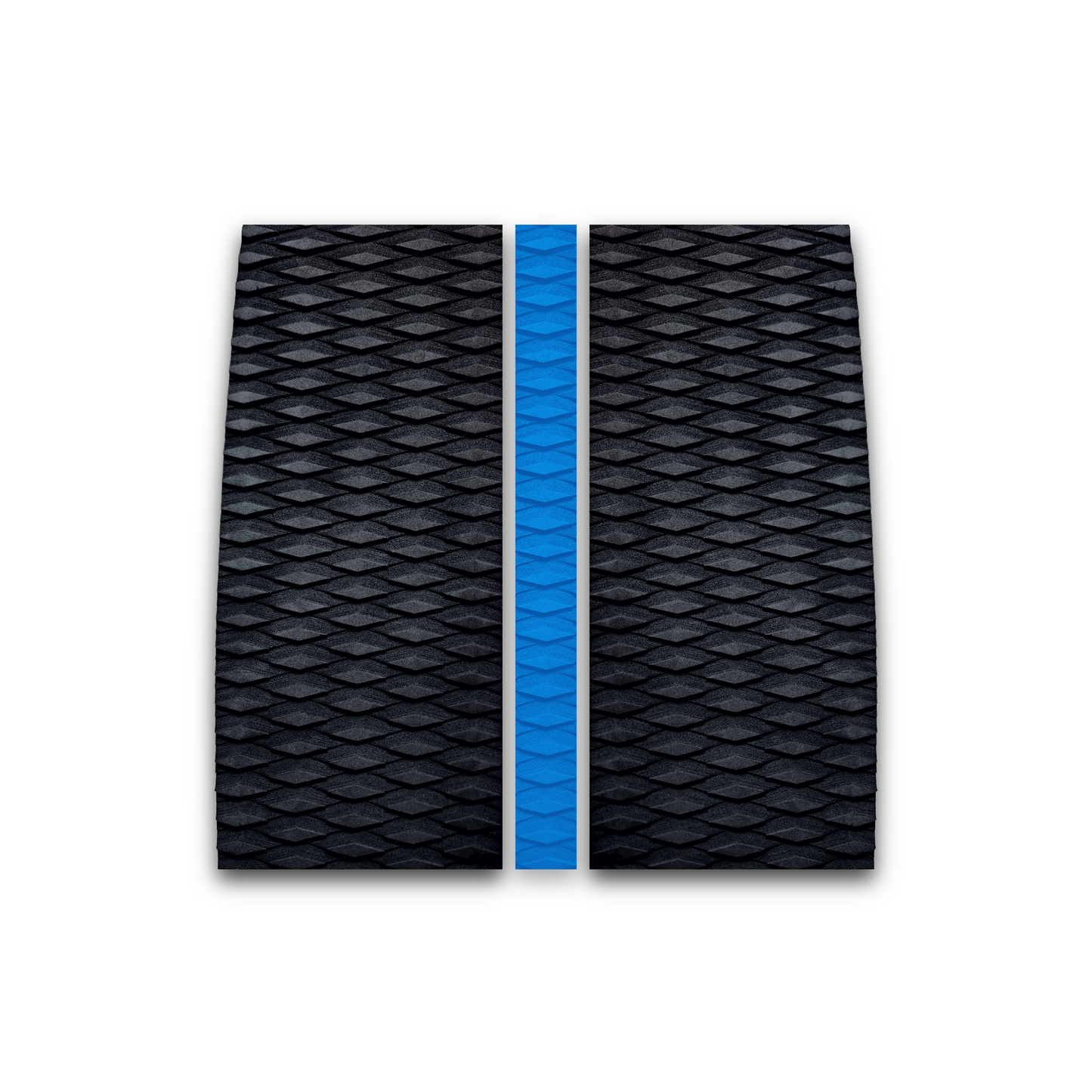 3-piece surfboard deck grip front traction pad (krak pad wide) (front) (pacific-blue)