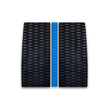 3-piece surfboard deck grip front traction pad (krak pad wide) (front) (pacific-blue)