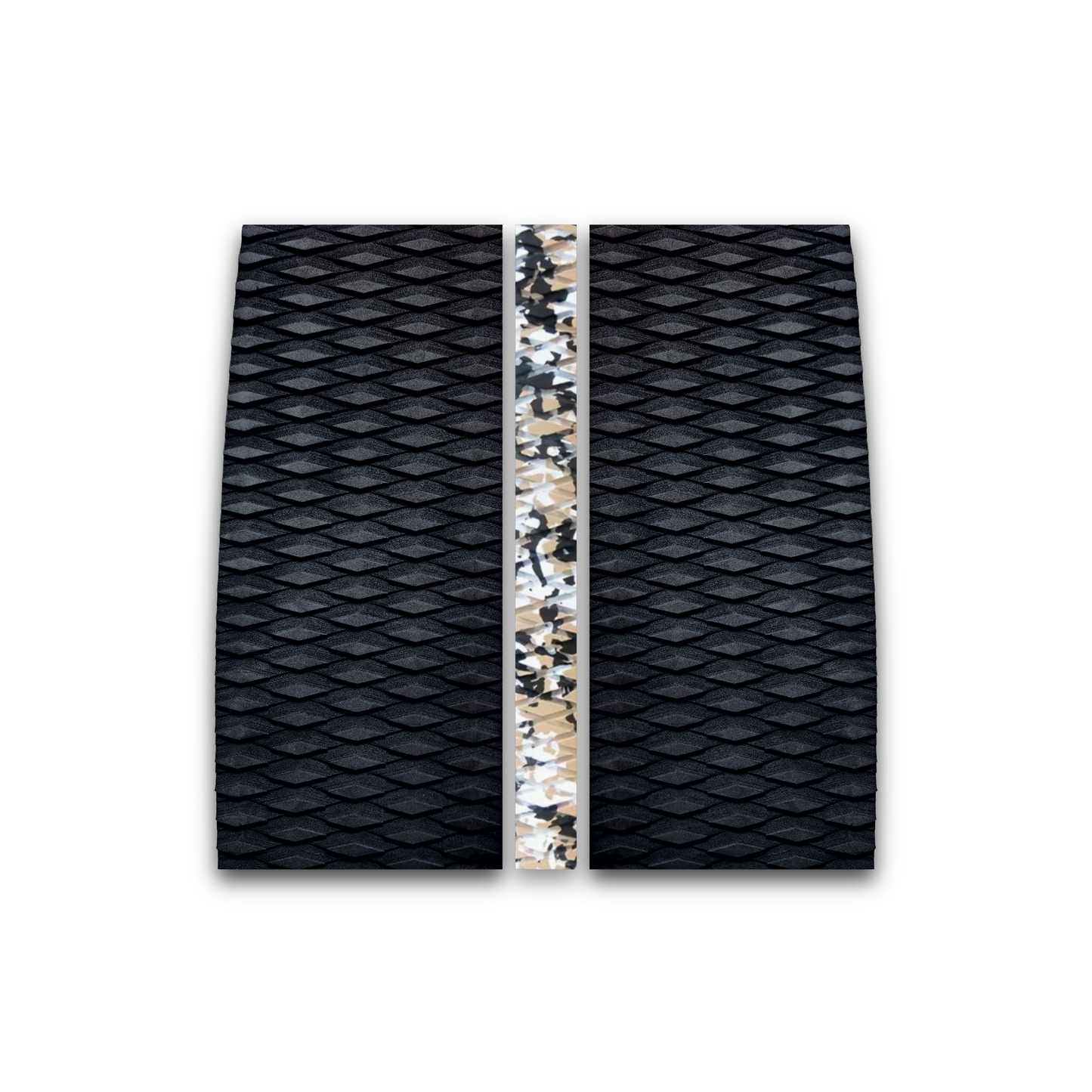 3-piece surfboard deck grip front traction pad (krak pad wide) (front) (sandbar-camo)