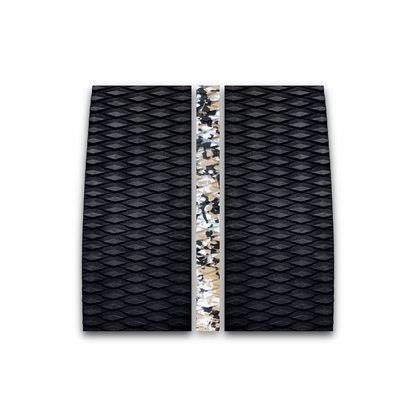 3-piece surfboard deck grip front traction pad (krak pad wide) (front) (sandbar-camo)